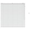 vidaXL Venetiansk persienne Hvit 130 x 130 cm 35 mm