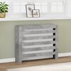 vidaXL Radiatordeksel betonggr&aring; 104x20x82 cm konstruert tre