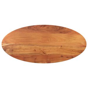 vidaXL Bordplate 90x40x3,8 cm oval heltre akasie