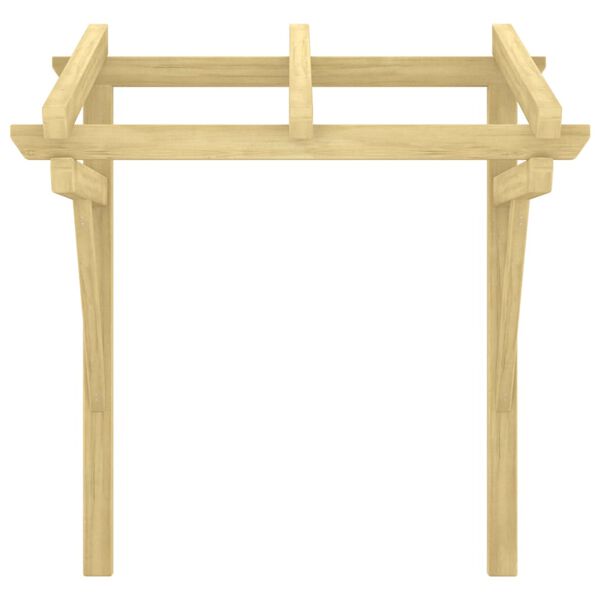 vidaXL Markisetak 100x100x80 cm impregnert heltre furu