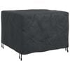 vidaXL M&oslash;belbeskyttelse Ensfarget Svart 113 x 113 x 73 cm 420D