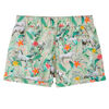 Barneshorts med snor lysekaki 104