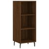 vidaXL Skjenk brun eik 34,5x32,5x90 cm konstruert tre