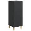 vidaXL Serviesskap Svart 33 x 34,5 x 90 cm Konstruert tre