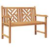 vidaXL Hagebenk Brun 114 x 60 x 90 cm Heltre teak