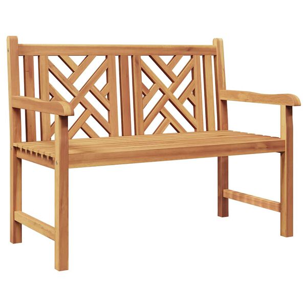vidaXL Hagebenk Brun 114 x 60 x 90 cm Heltre teak