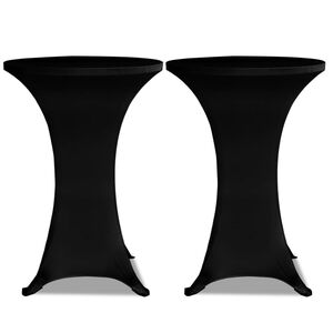 Duk til H&oslash;yt Bord &Oslash;60 Svart 2 stk