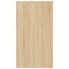 vidaXL Skrivebord sonoma eik 90x40x72 cm konstruert tre