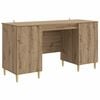 vidaXL Skrivebord Artisan eik Konstruert tre 142,5 x 50 x 75 cm