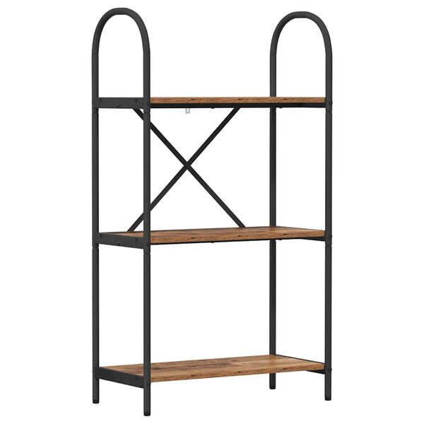 vidaXL Bokhylle Gammelt tre 60 x 30 x 109 cm Konstruert tre