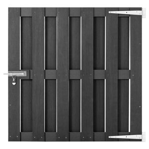 vidaXL Hageport WPC 100x100 cm gr&aring;