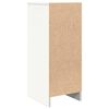 vidaXL Skjenk hvit 29,5x34x76 cm konstruert tre