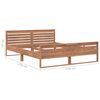 vidaXL Sengeramme heltre teak 160x200 cm