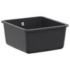 vidaXL Enkel oppvaskkum Granitt 42 x 46 x 31 cm grafitt
