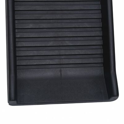 vidaXL Hunderampe sammenleggbar svart 155,5x40x15,5 cm