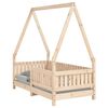 vidaXL Barnesengeramme 70x140 cm heltre furu