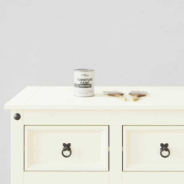 vidaXL Møbelmaling Hvit 10 x 10 x 12,2 cm Veggdart