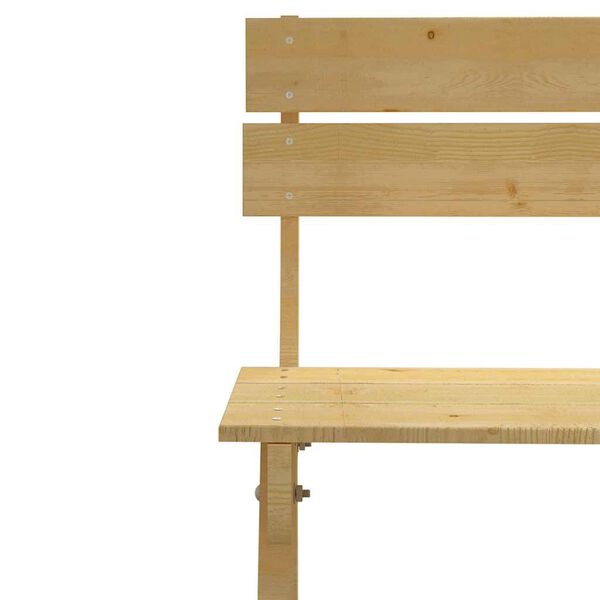 vidaXL Hagestol impregnert furu