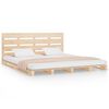 vidaXL Sengeramme 120x190 cm heltre furu Small Double