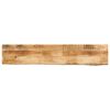 vidaXL Bordplate 180x40x2,5 cm naturlig kant grovt heltre mangotre