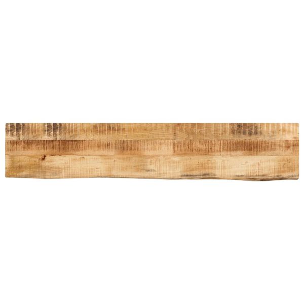 vidaXL Bordplate 180x40x2,5 cm naturlig kant grovt heltre mangotre