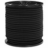 vidaXL Bungee Snorer 4 mm Svart PP og gummi