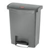 Rubbermaid Step-on-beholder Slim Jim 30 L gr&aring;