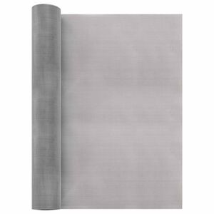 vidaXL Maskeskjerm 40 x 500 cm 60 Mesh Rustfritt st&aring;l 201 S&oslash;lv