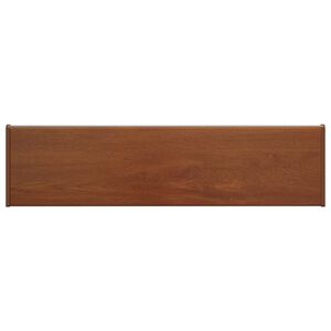 vidaXL Vinduskarmer Brunt tre 60 x 25 x 4,5 cm PVC