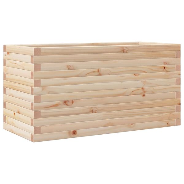 vidaXL Plantekasse 90x40x46 cm heltre furu