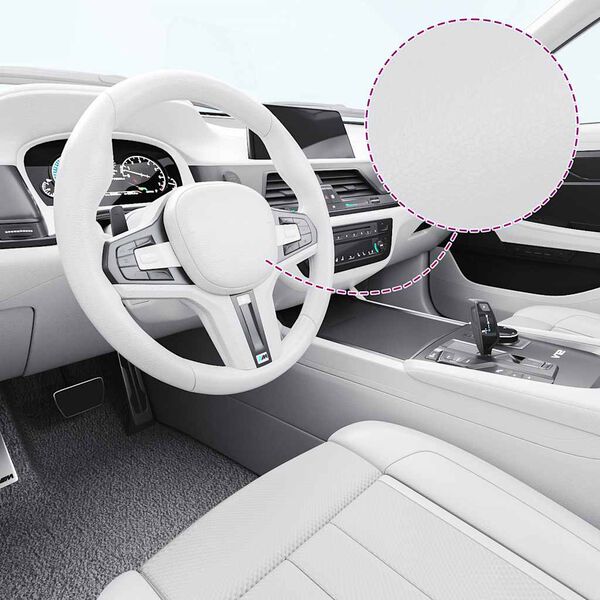 vidaXL Bilfolier 2 stk matt hvit 100x150 cm+50x150 cm