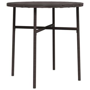 vidaXL Tebord brun 45 cm polyrotting