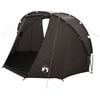 vidaXL Campingtelt 5 personer brun vanntett