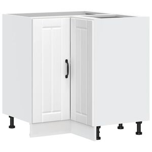 vidaXL Kj&oslash;kken hj&oslash;rne underskap Lucca hvit konstruert tre