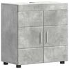 vidaXL Baderomsskapsett TULUM Betonggr&aring; 60 x 34 x 63 cm Konstruert tre
