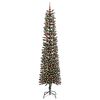 vidaXL Kunstig juletre med 300 LED gr&oslash;nn 240 cm PVC og plast og st&aring;l