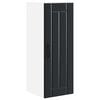 vidaXL Veggskap LUCCA Svart 30 x 31 x 80 cm Konstruert tre