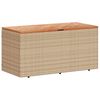 vidaXL Putekasse beige 110x50x54 cm polyrotting akasie