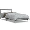 vidaXL Sengeramme gr&aring; sonoma 75x190 cm konstruert tre og metall