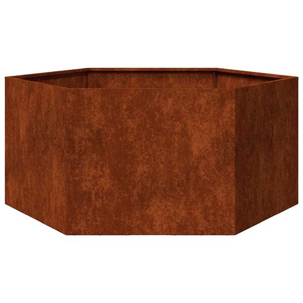 vidaXL Plantekasse rust 90x90x45 cm cortenst&aring;l