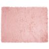 vidaXL Fusk saueskinnteppe TAFALLA Rosa 240 x 340 cm Polyester