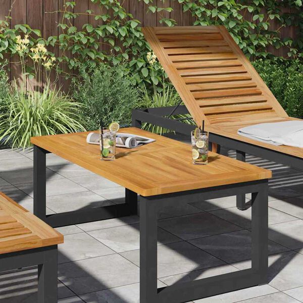 vidaXL Bordplate Brun 100 x 50 x 2 cm Solid akasietre