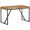 vidaXL Spisebord 120x60x76 cm heltre akasie og mango