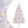 vidaXL Kunstig juletre 180 cm PVC og st&aring;l Hvit