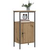 vidaXL Nattbord artisan eik 41x31x80 cm konstruert tre