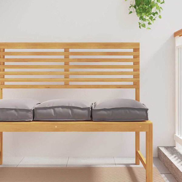 vidaXL Pallepute for sete 4 pcs Grå 40 x 40 x 8 cm Oxford-stoff