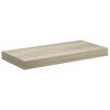 vidaXL Flytende vegghyller 2 stk eik 50x23x3,8 cm MDF