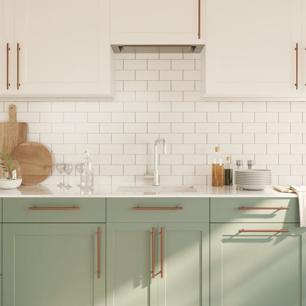 vidaXL Skaph&aring;ndtak 10 stk bronse 224 mm rustfritt st&aring;l