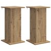 vidaXL Planteholder 2 stk. Artisan eik 30,5 x 30 x 60,5 cm
