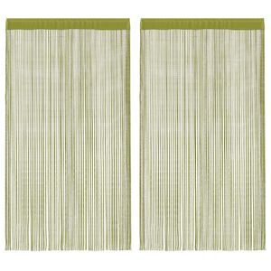 vidaXL Tr&aring;dgardiner 2 stk 140x250 cm gr&oslash;nn